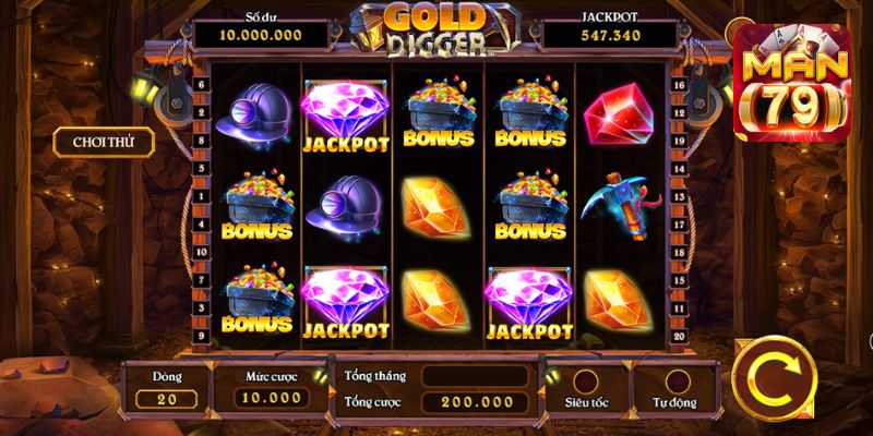 Khám phá thiên đường mỏ vàng cùng Gold Digger